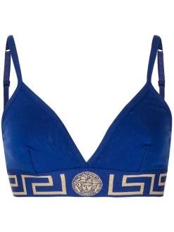 Versace Brassière De Sport à Logo Greek Key Femme