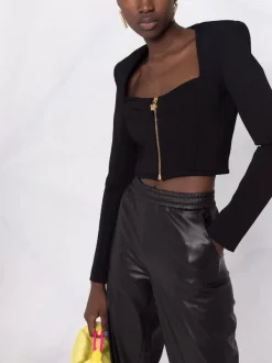 Versace Haut Crop à Encolure Carrée Femme 10 Versace Haut Crop à Encolure Carrée Femme -Pas Cher Versace Boutique 17071196 34570490 600