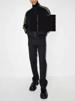 Versace 5B010 NERO STAMPA Veste De Sport à Imprimé La Greca Homme -Pas Cher Versace Boutique 17111651 36725491 600