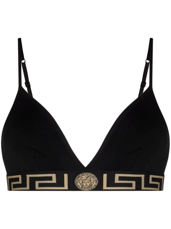 Versace Soutien-gorge à Bande Greca Femme 1 Versace Soutien-gorge à Bande Greca Femme