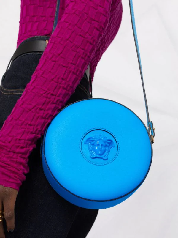 Versace Sac Porté épaule La Medusa à Design Rond Femme 3 Versace Sac Porté épaule La Medusa à Design Rond Femme – Image 3