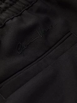 Versace Pantalon De Jogging à Lien De Resserrage 1B000 BLACK -Pas Cher Versace Boutique 17123083 34574465 600