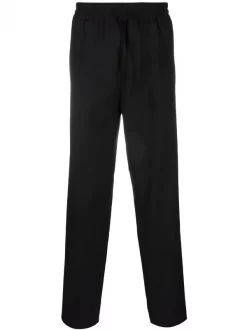 Versace Pantalon De Jogging à Lien De Resserrage 1B000 BLACK