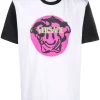 Versace T-shirt à Imprimé Medusa 2W020 WHITE BLACK