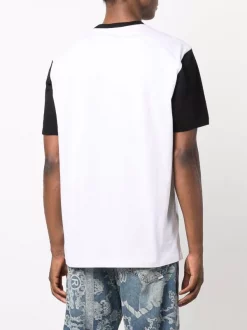 Versace T-shirt à Imprimé Medusa 2W020 WHITE BLACK -Pas Cher Versace Boutique 17142611 34731245 600