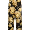 ( Access Edit ) Versace Pantalon De Pyjama à Imprimé Medusa 5B000 BLACK GOLD