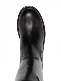 Versace Bottes Safety Pin En Cuir De Veau 1B00V NERO ORO VERSAGE 7 Versace Bottes Safety Pin En Cuir De Veau 1B00V NERO ORO VERSAGE -Pas Cher Versace Boutique 17169674 34815316 600