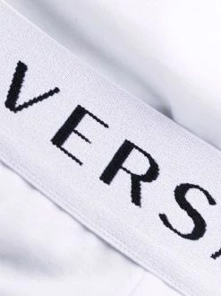Versace 1001 BIANCO Slip à Taille à Logo Homme -Pas Cher Versace Boutique 17170346 34822436 600