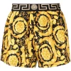 Versace Boxer à Bande Logo à Motif Baroque Homme
