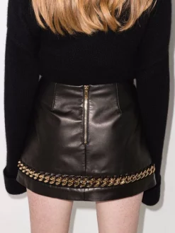 ( Nouvelle Collection ) Versace Minijupe En Peau D'agneau à Détail De Chaîne Femme 7 ( Nouvelle Collection ) Versace Minijupe En Peau D'agneau à Détail De Chaîne Femme -Pas Cher Versace Boutique 17195759 38641091 600