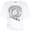 ( Nouvelle Collection ) Versace T-shirt à Logo Medusa Head 2W020 BIANCO NERO