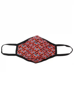 Versace Masque à Imprimé La Greca 5U180 BLU NAVY + BLACK