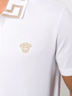 ( Access Edit ) Versace Polo à Col Greca A1001 OPTICAL WHITE -Pas Cher Versace Boutique 17297294 35680681 600