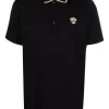 ( Access Edit ) Versace A1008 BLACK Polo à Col Greca Homme