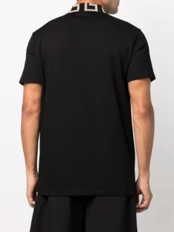 ( Access Edit ) Versace A1008 BLACK Polo à Col Greca Homme -Pas Cher Versace Boutique 17297295 35681650 600
