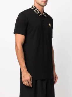( Access Edit ) Versace A1008 BLACK Polo à Col Greca Homme -Pas Cher Versace Boutique 17297295 35682283 600