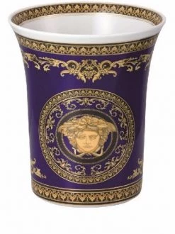 Versace Vase à Motif Medusa MEDUSA BLAU