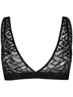 Versace Soutien-gorge La Greca 1B000 BLACK