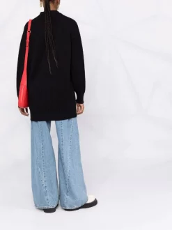 ( Nouvelle Collection ) Versace Cardigan En Laine à Plaque Greca 1B000 BLACK -Pas Cher Versace Boutique 17321815 36457248 600