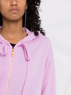 ( Nouvelle Collection ) Versace Hoodie Zippé à Imprimé Greca 1PB90 PINK -Pas Cher Versace Boutique 17321817 36949339 600