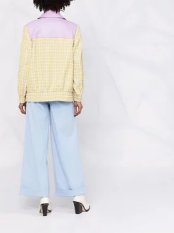 ( Nouvelle Collection ) Versace Veste Frangée à Motif Pied-de-poule 2L330 ORCHID PINEAPLE 9 ( Nouvelle Collection ) Versace Veste Frangée à Motif Pied-de-poule 2L330 ORCHID PINEAPLE -Pas Cher Versace Boutique 17321832 37723267 600