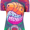 ( Nouvelle Collection ) Versace 5R010 ORANGE MULTICOLOR T-shirt à Imprimé Medusa Music Femme