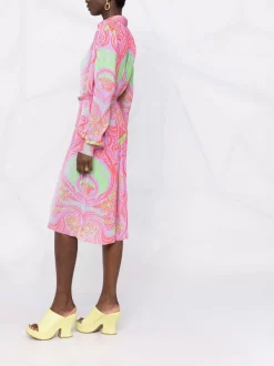 ( Nouvelle Collection ) Versace Robe Medusa Music Plissée Femme -Pas Cher Versace Boutique 17321839 37889736 600