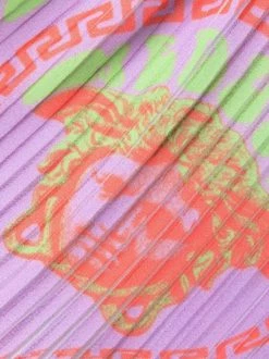 ( Nouvelle Collection ) Versace Robe Medusa Music Plissée Femme -Pas Cher Versace Boutique 17321839 37892137 600