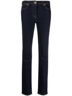 ( Nouvelle Collection ) Versace Jean Skinny à Logo Medusa Head 1D100 DARK BLUE