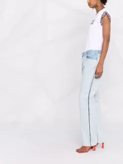 ( Nouvelle Collection ) Versace T-shirt à Logo Imprimé Femme -Pas Cher Versace Boutique 17321842 37776065 600