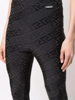 ( Nouvelle Collection ) Versace 1B000 BLACK Legging La Greca à Ornements En Cristal Femme 9 ( Nouvelle Collection ) Versace 1B000 BLACK Legging La Greca à Ornements En Cristal Femme -Pas Cher Versace Boutique 17321843 37725738 600