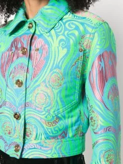 ( Nouvelle Collection ) Versace 6X090 MULTICOLOR Veste Medusa Music Crop Femme 9 ( Nouvelle Collection ) Versace 6X090 MULTICOLOR Veste Medusa Music Crop Femme -Pas Cher Versace Boutique 17321844 37716040 600