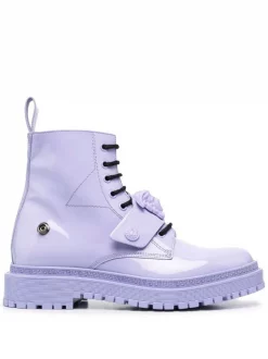 ( Nouvelle Collection ) Versace Bottines à Plaque Medusa Femme