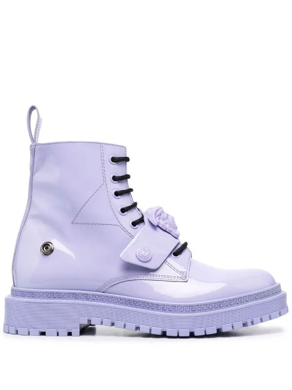 ( Nouvelle Collection ) Versace Bottines à Plaque Medusa Femme 1 ( Nouvelle Collection ) Versace Bottines à Plaque Medusa Femme