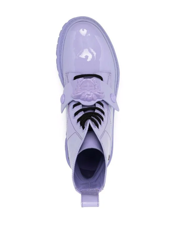 ( Nouvelle Collection ) Versace Bottines à Plaque Medusa Femme 4 ( Nouvelle Collection ) Versace Bottines à Plaque Medusa Femme – Image 4