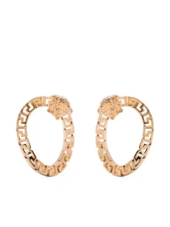 ( Nouvelle Collection ) Versace 3J000 GOLD VERSACE Créoles à Motif Medusa Femme