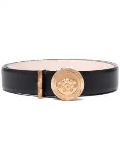 ( Nouvelle Collection ) Versace 1B00V BLACK Ceinture à Boucle Medusa Femme
