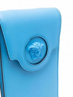 ( Nouvelle Collection ) Versace 1U38V BLUE + BLUE + ORO VERSACE Mini Sac La Medusa Femme -Pas Cher Versace Boutique 17322786 36891403 600