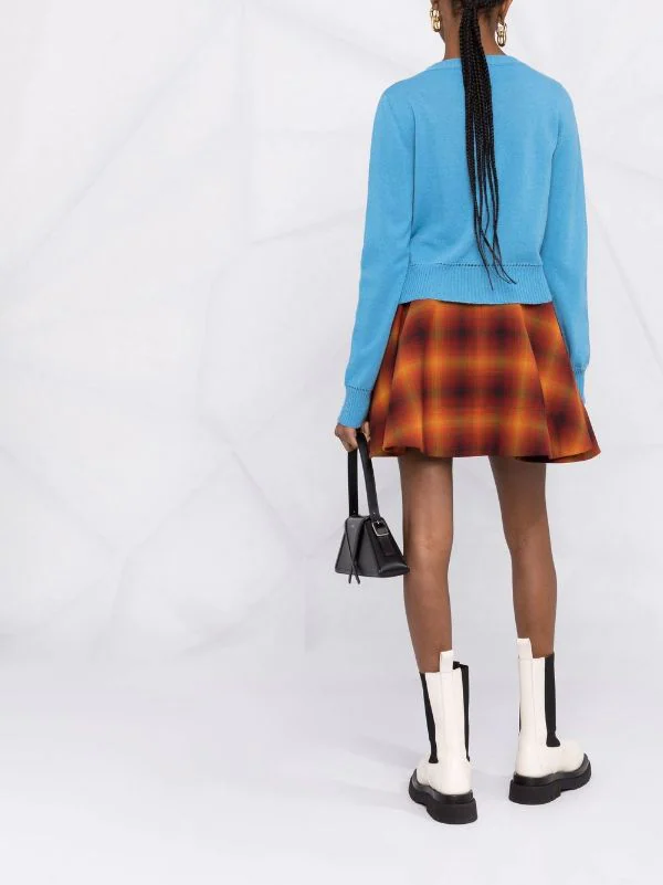 ( Nouvelle Collection ) Versace 1V440 SKY Cardigan Boutonné à Col V Femme 6 ( Nouvelle Collection ) Versace 1V440 SKY Cardigan Boutonné à Col V Femme – Image 6