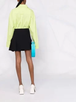 ( Nouvelle Collection ) Versace Minijupe La Greca à Coupe Trapèze Femme -Pas Cher Versace Boutique 17322799 36919428 600