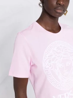 ( Nouvelle Collection ) Versace T-shirt à Logo Medusa Head 2P620 CANDY+OPTIC+WHITE -Pas Cher Versace Boutique 17322804 36742787 600
