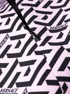( Nouvelle Collection ) Versace Robe Courte à Logo All-over Femme -Pas Cher Versace Boutique 17322806 36785927 600