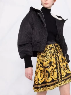 Versace Jupe Plissée à Motif Baroque Femme -Pas Cher Versace Boutique 17322812 36741915 600