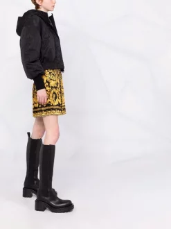 Versace Jupe Plissée à Motif Baroque Femme -Pas Cher Versace Boutique 17322812 36741918 600