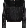 ( Nouvelle Collection ) Versace Veste Bomber Greca à Empiècements Contrastants Femme