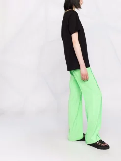 ( Nouvelle Collection ) Versace T-shirt à Logo Medusa Brodé 2B070 BLACK+MULTICOLOR -Pas Cher Versace Boutique 17322826 38214868 600