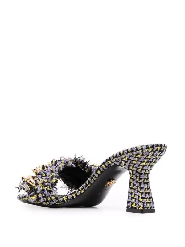 ( Nouvelle Collection ) Versace Mules Medusa à Détail De Chaîne Femme 3 ( Nouvelle Collection ) Versace Mules Medusa à Détail De Chaîne Femme – Image 3