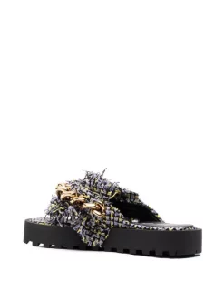 ( Nouvelle Collection ) Versace 6L11V ORCHID + BLUE + PINEAPPLE + LILLAC Tongs En Tweed à Détail De Chaîne Femme 6 ( Nouvelle Collection ) Versace 6L11V ORCHID + BLUE + PINEAPPLE + LILLAC Tongs En Tweed à Détail De Chaîne Femme -Pas Cher Versace Boutique 17322832 38466277 600