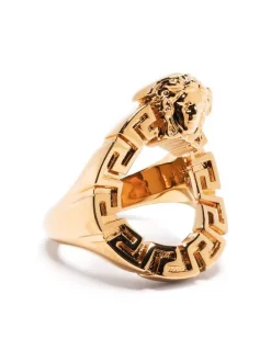 ( Nouvelle Collection ) Versace Bague à Motif Medusa Femme