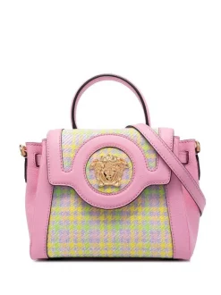 ( Nouvelle Collection ) Versace 6Y11V PINEAPPLE + MULTICOLOR + BABY PINK - VERSACE GOLD Sac à Main La Medusa En Cuir Femme -Pas Cher Versace Boutique 17323245 37217164 600